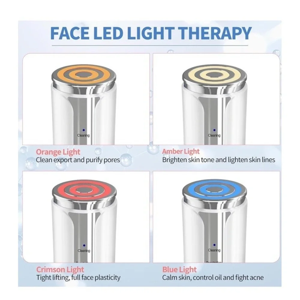 6 in 1 Massager Skin Anti-Aging Machine Light‎ Therapy for Face Eye Neck Lifting